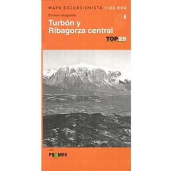 Turbón y ribagorza central: Mapa excursionista pirineo aragonés (Tapa blanda).