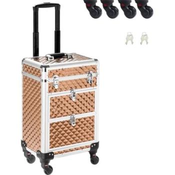 Beauty case alluminio professionale BAKAJI