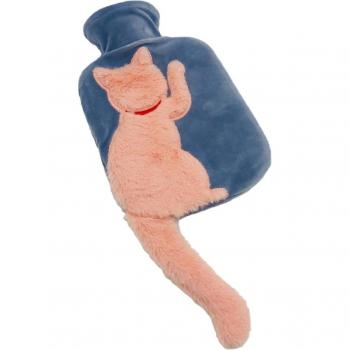 Flauschige Wasserflasche für kalte Tage