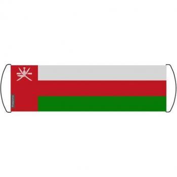 Tissu bannière Oman à tirer – dimensions 24 × 70 cm