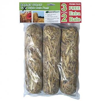 Real Aquatics 3‑for‑2 Barley Straw Bales – 6,750 L