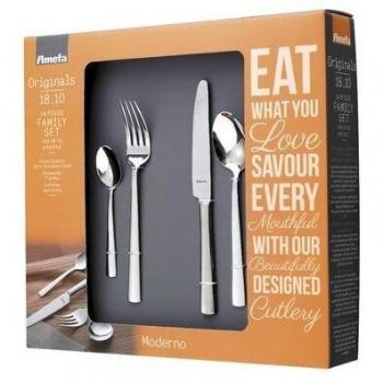 Amefa Premium 44‑Piece 18/10 Stainless Steel Dining Set