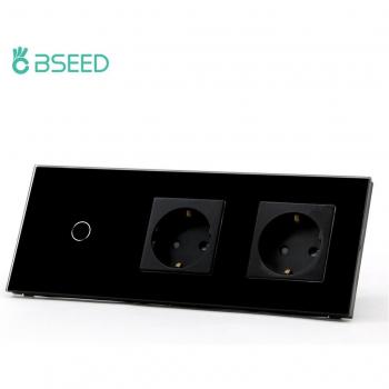 Double Prise LED 16A Interrupteur Tactile BGRAINE