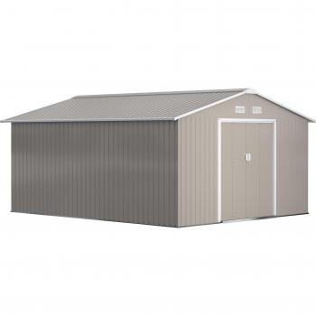 Outsunny Outdoor Garden Roofed Metal Storage Shed
