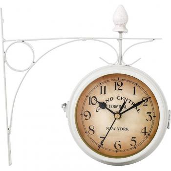 Double-Sided Retro Wall Clock