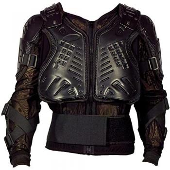 Modeka Motorradjacke Schwarz XS – Protektorenhemd, luftige Passform