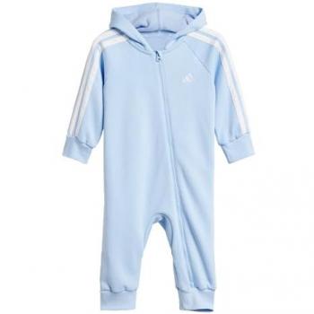 Adidas Essentials Unisex Glow Jumpsuit, 3‑4 Years (Blue/White)