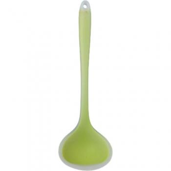 Silicone Soup Spoon with Translucent Handle
