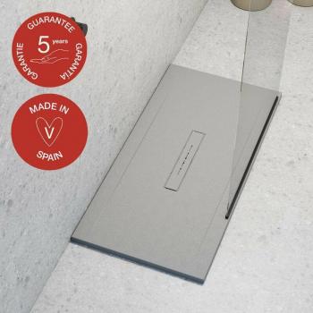 Poalgi Ducha Humo Clay 80x180 Antideslizante Textura Sand