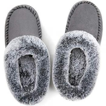 ULTRAIDEAS Women's Cozy Memory Foam Moccasin Slippers