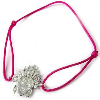 Les Trésors De Lily N7683 – Bracelet argent Rose « Navajos » Rhodié