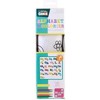 Tapis de Dessin Alphabet 50x50 cm