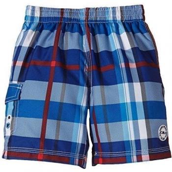 C.P.M. Bóxer de baño niño, color azul (indigo-vela-campari), talla 152