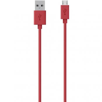 Belkin Mixit Micro-USB auf USB-A Lade-/Sync Kabel (1m) rot