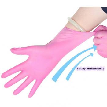 Gants de préparation alimentaire en vinyle