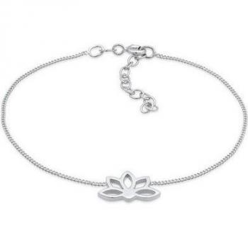Elli Damenarmband mit Lotusblume aus 925 Silber