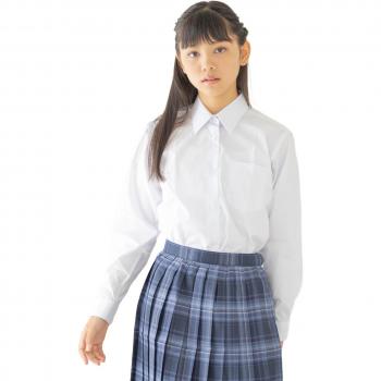 Uniforme de enseñanza media para chicas, camisa blanca con forma estable, número SH522991