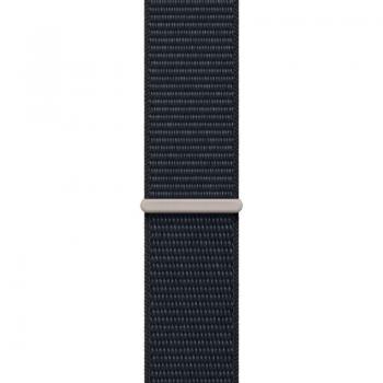 Bracelet Sport pour Apple Watch 45 mm avec boucle Minuit