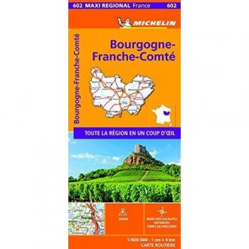 Carte Régional Bourgogne-Franche-Comté