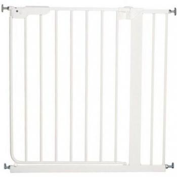 BabyDan Doorstop Traphekje zonder boren – 73-93 cm – Wit