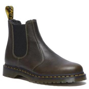 DR. MARTENS Bottes Chelsea 2976 fourrées en cuir