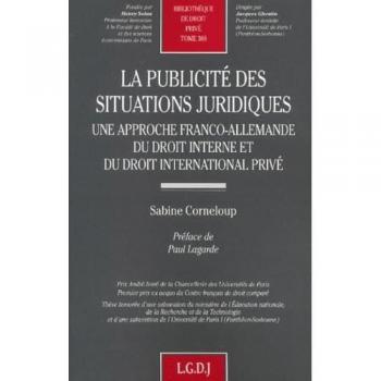La publicité des situations juridiques