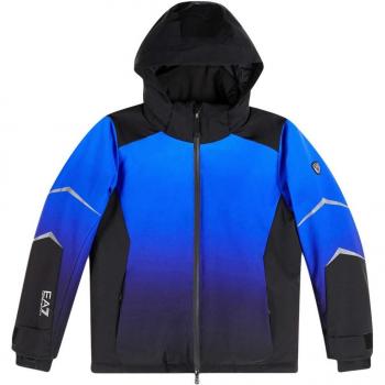 Capo Giovani EA7 Emporio Armani Blouson con Grafica Blu e Nero