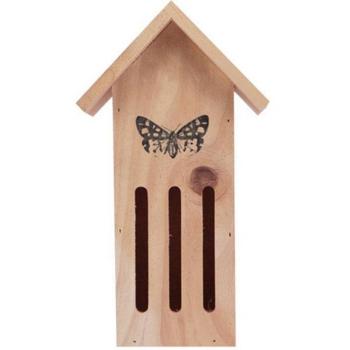 Habitat en bois pour papillons