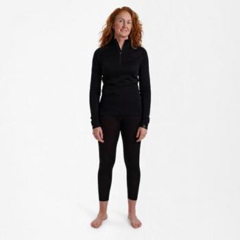 EU38 BlackOak MerinoHalfZip Undershirt