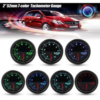 Medidor de RPM LED 52mm para Coche