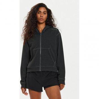 Calvin Klein Schwarz Kapuzenpullover mit Reißverschluss für Damen
