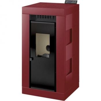 Estufa de Pellet Frontal FM BP-102K en Burdeos y Blanco