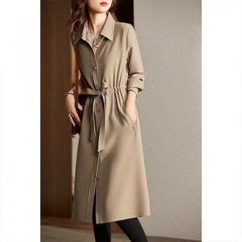 Pardessus ample pour femme, trench-coat à ceinture, élégant, Vimly F8802