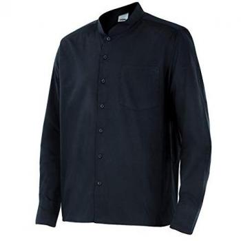 Camisa de Cuello Mao Listan