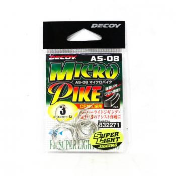 Jigging Single Micro Pike AS‑08 Decoy – 3 mm