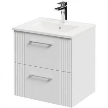 500mm Avant Wall-Mounted Vanity with Polished Chrome Handles