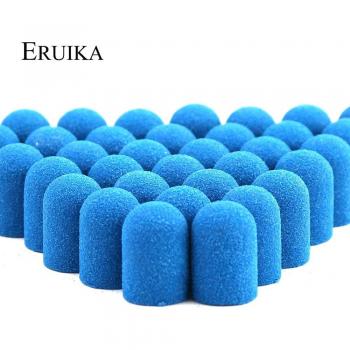 20pcs Blue Sanding Caps for Manicure