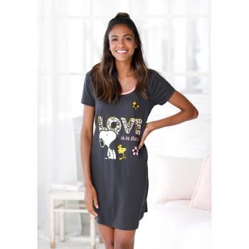 PEANUTS Nachthemd mit großem Snoopy-Design