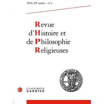 Revue d'Histoire et de Philosophie Religieuses