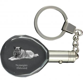 Art-Dog Transparent Dog Keychain