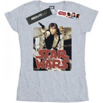 T-shirt grigia Star Wars con Han Solo