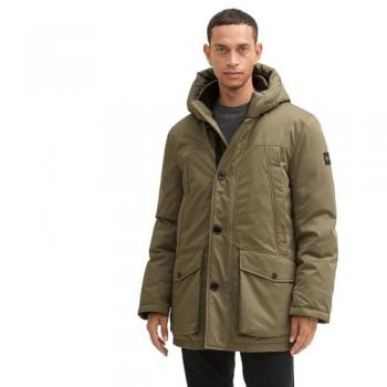 Tom Tailor Oliv Parka, Herren, Größe M