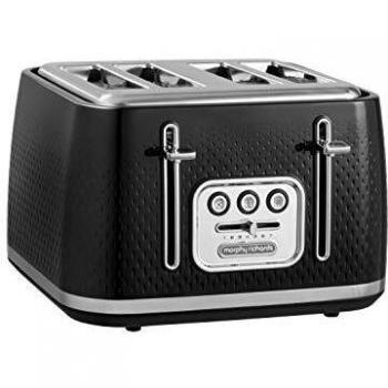 Morphy Richards Toaster 4 tranches Blanc et noir