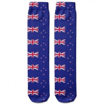 Calcetines coloridos de algodón con diseño 3D, tobillo alto unisex para el invierno