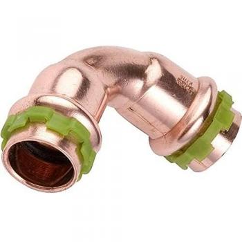 Raccord coudé intérieur à sertir, cuivre, Ø12 mm – Femelle – GAH ALBERTS