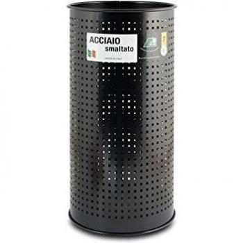 LAR NOSEDA Supporto Ombrelli Nero, Traforato