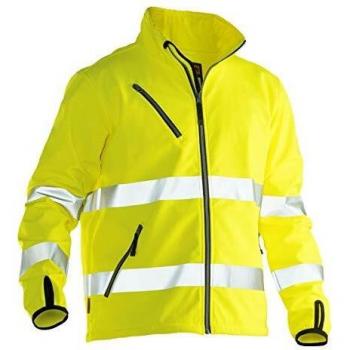 Jaune Veste Softshell Hivis 1202 de la marque Jobman, Taille M