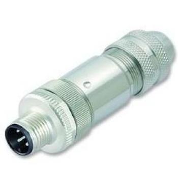 Binder 99-1437-814-05 M12 Male Connector, Straight, 5-Pole