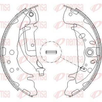 REMSA BSM408901 Trommelbremsbacken für HYUNDAI/KIA