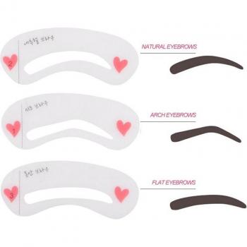 Pochoirs à sourcils DIY
